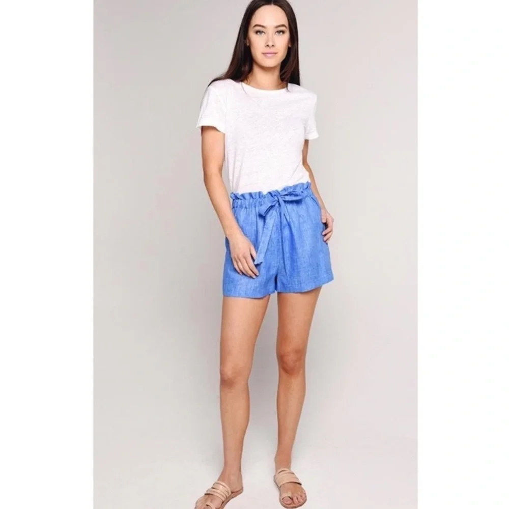 Milly Gathered Italian Kori Shorts. - Picture 2 of 7